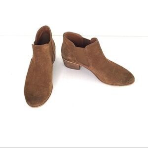 BP Cognac Brown Suede Chelsea Boots Size 7M